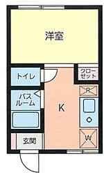 間取図画像 1K