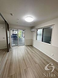 南海線 住吉大社駅 徒歩7分の賃貸アパート 3階2LDKのリビング/ダイニング