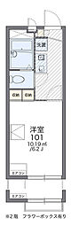 レオパレスクリナーレみなみ野(30962) 2階1Kの間取り