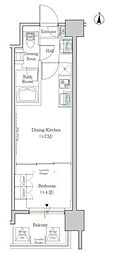 ONEROOFRESIDENCE錦糸町 1DKの間取図画像