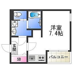 ハーモニーテラス北田辺 2階