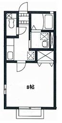 ル・コンフォール 1Kの間取図画像