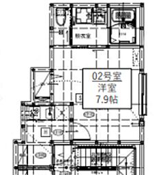 エラン海老名～そよ風のフィオーレ～ 1Kの間取図画像