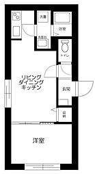 ZERDIA綾瀬 4階1LDKの間取り
