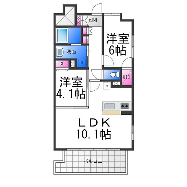 画像2:間取図