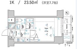 SYNEX横濱阪東橋2 1Kの間取図画像