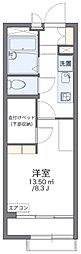 レオパレスヴィラノーバ2 1Kの間取図画像