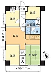 ForestMansion武蔵浦和 4DKの間取図画像
