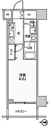ステージグランデ錦糸町2 1Kの間取図画像