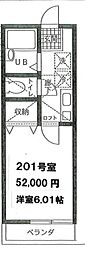 間取図画像 1K