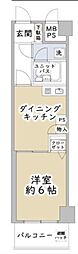 ライオンズマンション小岩第5 1DKの間取図画像