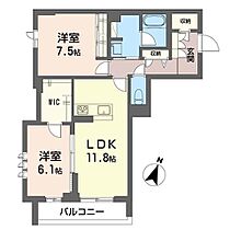 コンフォータス 00302 ｜ 埼玉県さいたま市緑区東浦和３丁目27-3（賃貸マンション2LDK・3階・67.54㎡） その2