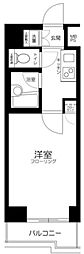 ルーブル多摩川弐番館 1Kの間取図画像