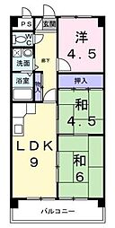 間取図画像 3DK
