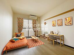 カレッジ・ガーデン 3階1Kのリビング/ダイニング