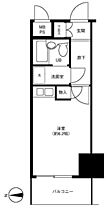 エミネンス東村山 206 ｜ 東京都東村山市本町２丁目3-2（賃貸マンション1R・2階・19.44㎡） その2