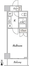 フォレシティ秋葉原 1Kの間取図画像