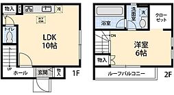 Ks Flat 2階1LDKの間取り