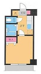 パイン・ワン生田 1Kの間取図画像