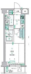 LIVCITY西早稲田 1Kの間取図画像