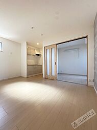 近鉄大阪線 近鉄八尾駅 徒歩10分の賃貸アパート 3階1LDKのリビング/ダイニング