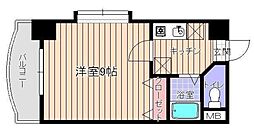 ラフィーネミノシマ 1Kの間取図画像