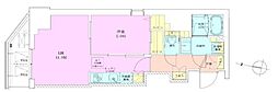 RBM半蔵門レジデンス 1LDKの間取図画像