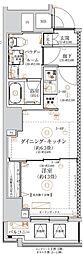 ガリシア森下VI 1DKの間取図画像
