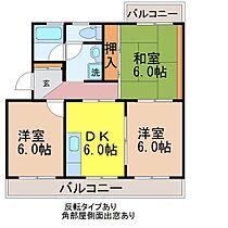 泉パレスII 301 ｜ 静岡県富士宮市泉町671（賃貸マンション3DK・3階・55.89㎡） その2