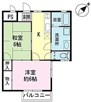 静岡県伊豆の国市田京（賃貸アパート2K・2階・39.87㎡） その2