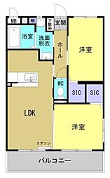 (仮称)波島1丁目マンション 2LDKの間取図画像