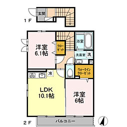 ルミエールA 2階