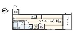 ブラッサムテラス蒲田 ワンルームの間取図画像