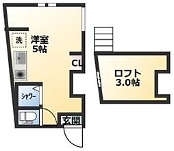 アーバンプレイス西新宿五丁目 ワンルームの間取図画像