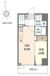 マイシティ厚木中町 1LDKの間取図画像