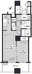エアライズタワー 7階1LDKの間取り
