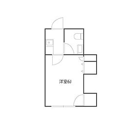 JR中央線 八王子駅 バス15分 工学院大学西下車 徒歩1分の賃貸アパート 2階1Kの間取り