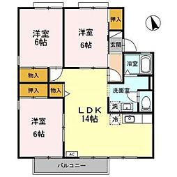 間取図画像 3LDK