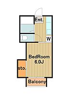 東京都多摩市永山１丁目（賃貸マンション1K・2階・20.00㎡） その2