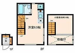 アペックス・下高井戸 ワンルームの間取図画像