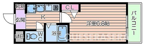 エスリード南森町駅前 ｜大阪府大阪市北区南森町２丁目(賃貸マンション1K・4階・20.52㎡)の写真 その2