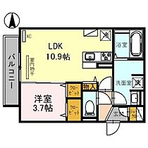 Clashist平野西West  ｜ 大阪府大阪市平野区平野西６丁目（賃貸アパート1LDK・3階・40.18㎡） その2