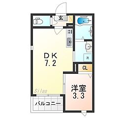 ミュゲット東部市場前 3階/-