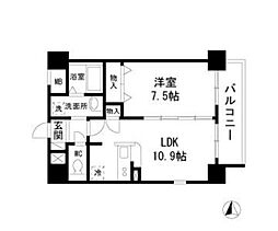 Axis 1LDKの間取図画像