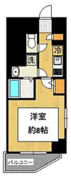 SHOKENレジデンス東京八広 1Kの間取図画像