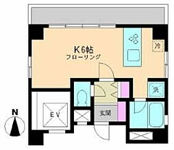プレイス橋本 ワンルームの間取図画像