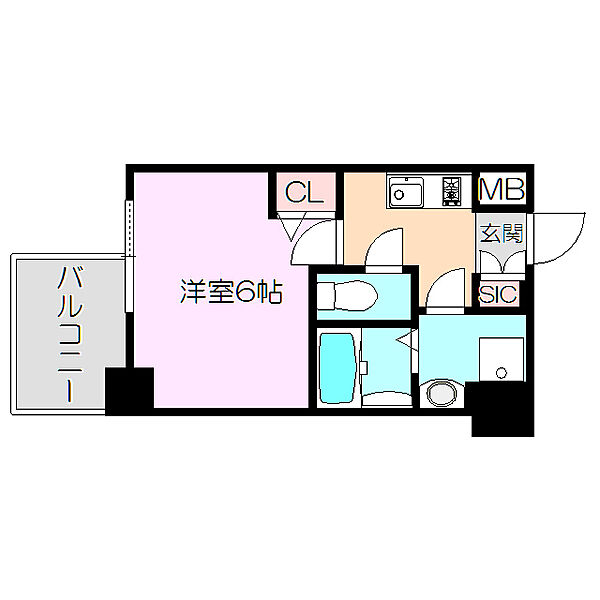 大阪府大阪市東淀川区東中島４丁目(賃貸マンション1K・7階・21.35㎡)の写真 その2