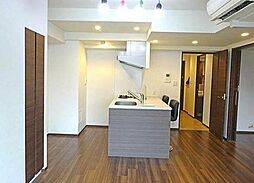 都営大江戸線 勝どき駅 徒歩5分の賃貸マンション 7階1LDKのリビング/ダイニング