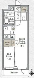 Live Casa千鳥町 2LDKの間取図画像