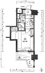 RisingPlace桜木町三番館 1Kの間取図画像